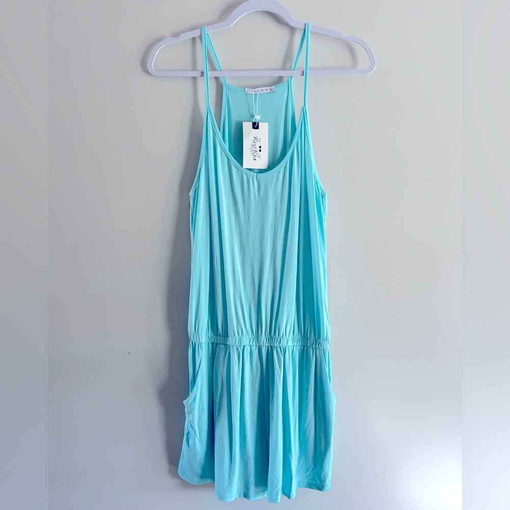 ReoRia | Racerback Romper with Pockets